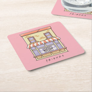 Dessous-de-verre Carré En Papier FRIENDS™   Central Perk Café Dessin Animé