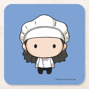 Dessous-de-verre Carré En Papier FRIENDS™ Monica Chibi