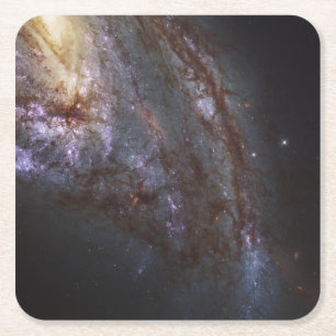 Dessous-de-verre Carré En Papier Galaxie Spirale Ngc 3627.