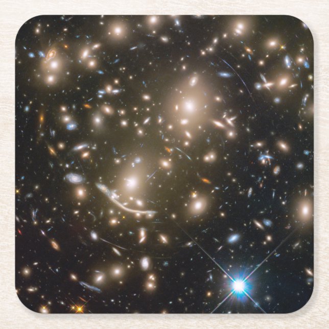 Dessous-de-verre Carré En Papier Galaxy Cluster Abell 370 (Devant)