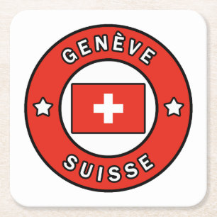 Dessous-de-verre Carré En Papier Genève Suisse