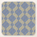 Dessous-de-verre Carré En Papier Gold Blue Star de David Art Panels<br><div class="desc">Vous regardez The Lee Hiller Photography Art and Designs Collection of Home and Office Decor, Apparel, Gifts and Objets de collection. Les designs incluent Lee Hiller Photography et Mixed Media Art numérique Collection. Vous pouvez voir sa photographie de Nature sur http://HikeOurPlanet.com/ et suivre son blog randonnée dans le Parc National...</div>