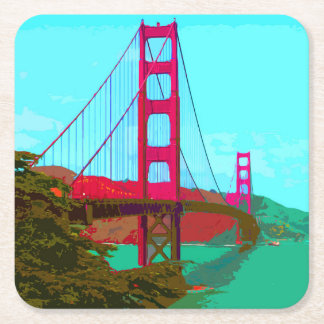 Dessous-de-verre Carré En Papier Golden_Gate_Bridge_2015_0422