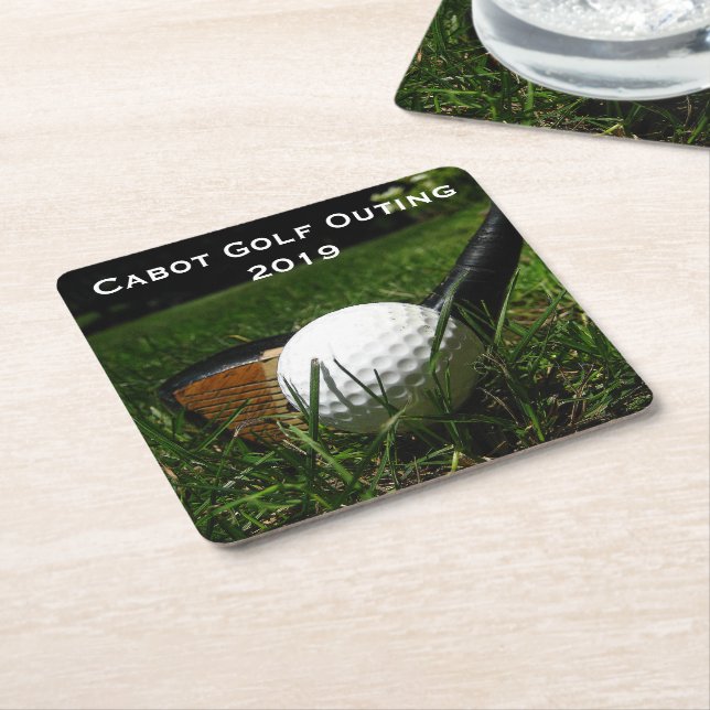 Dessous-de-verre Carré En Papier Golf 101 (Incliné)