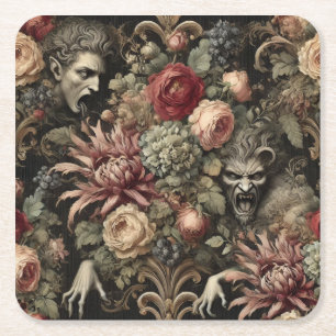 Dessous-de-verre Carré En Papier Goût Comme Baroque - Gothique Victorien