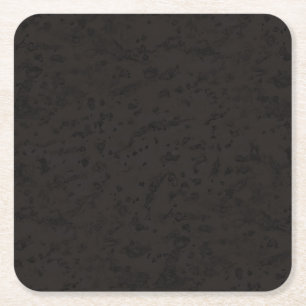 Dessous-de-verre Carré En Papier Grain noir en bois de regard d'écorce de liège