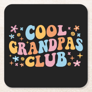 Dessous-de-verre Carré En Papier Grandpas Club cool III