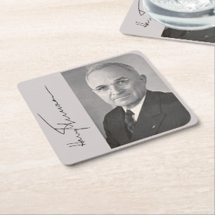 Dessous-de-verre Carré En Papier Harry Truman