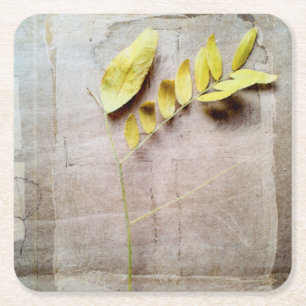 Dessous-de-verre Carré En Papier Herbarium V