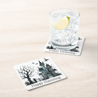 Dessous-de-verre Carré En Papier Heureux