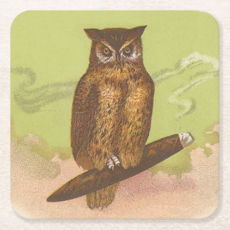 Dessous-de-verre Carré En Papier Hibou