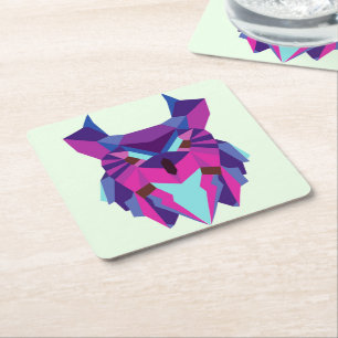 Dessous-de-verre Carré En Papier Hibou