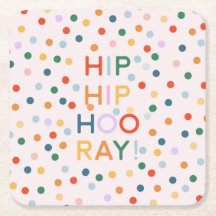 Hip Hip Hooray Félicitations Grad Birthday