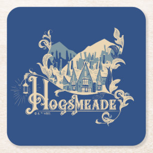Dessous-de-verre Carré En Papier HOGSMEADE™ Vintage Village Graphique