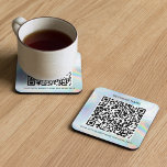 Dessous-de-verre Carré En Papier Hologramme personnalisé QR Code Services professio<br><div class="desc">Ajoutez l'URL de votre site Web d'entreprise en cliquant sur le bouton "Personnaliser" pour générer sans effort un code QR pour votre entreprise. Cliquez sur le bouton "Personnaliser". Les clients peuvent alors scanner le code avec leur smartphone ou tablette pour accéder à tous les services que vous avez à offrir...</div>