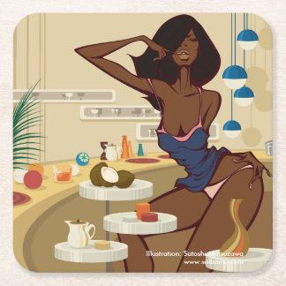 Dessous-de-verre Carré En Papier Home Cookin'