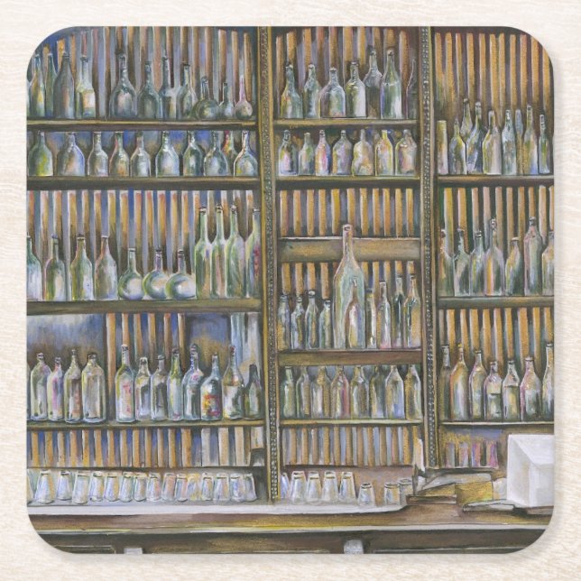 Dessous-de-verre Carré En Papier Hot, mais pas Moving (Devant)