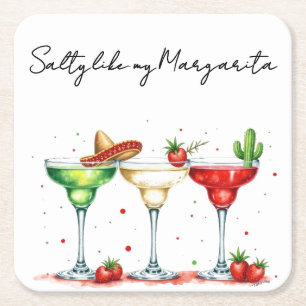 Dessous-de-verre Carré En Papier Humeur Margarita