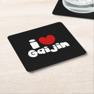 Dessous-de-verre Carré En Papier i heart Gaijin