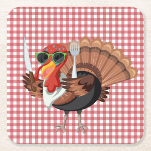 Dessous-de-verre Carré En Papier Il est temps pour la Turquie avec des Dessous de v