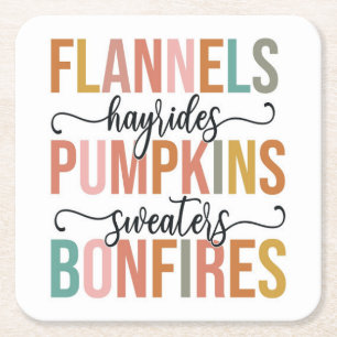 Dessous-de-verre Carré En Papier Il retombe