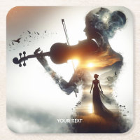 Imaginaire jolie violon fille soleil