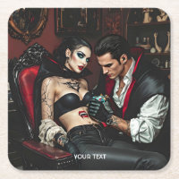 Imaginaire Mignonne fille homme tatouage