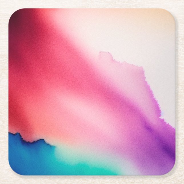 Dessous-de-verre Carré En Papier Impressions vives (Devant)