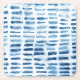 Dessous-de-verre Carré En Papier Imprimer l'aquarelle d'Indigio