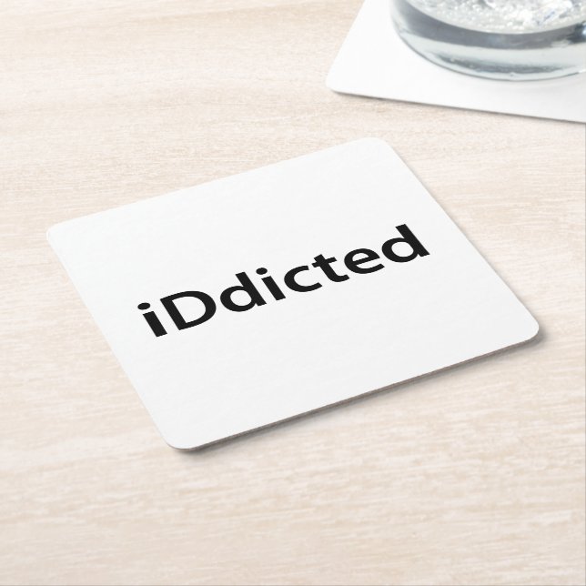 Dessous-de-verre Carré En Papier Indicé (Incliné)