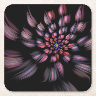 Dessous-de-verre Carré En Papier Inhabituel et chic Abstrait