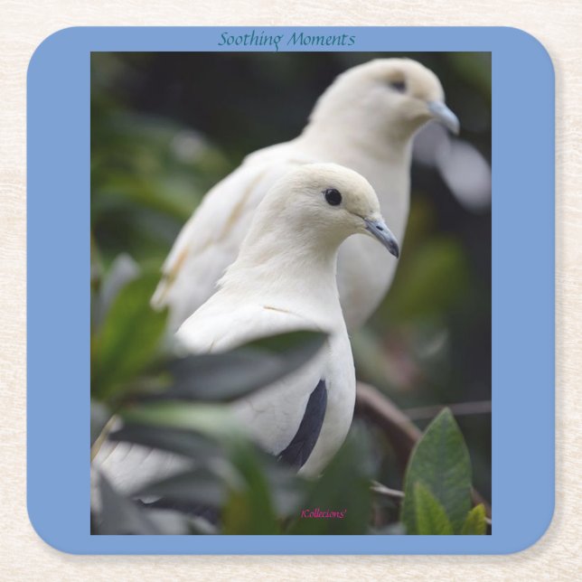 Dessous-de-verre Carré En Papier Inspiring Square Paper Coaster (Devant)