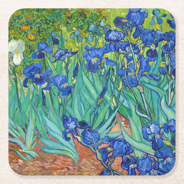 Dessous-de-verre Carré En Papier Irises, Vincent van Gogh (Devant)