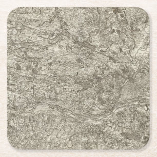 Dessous-de-verre Carré En Papier Irrite