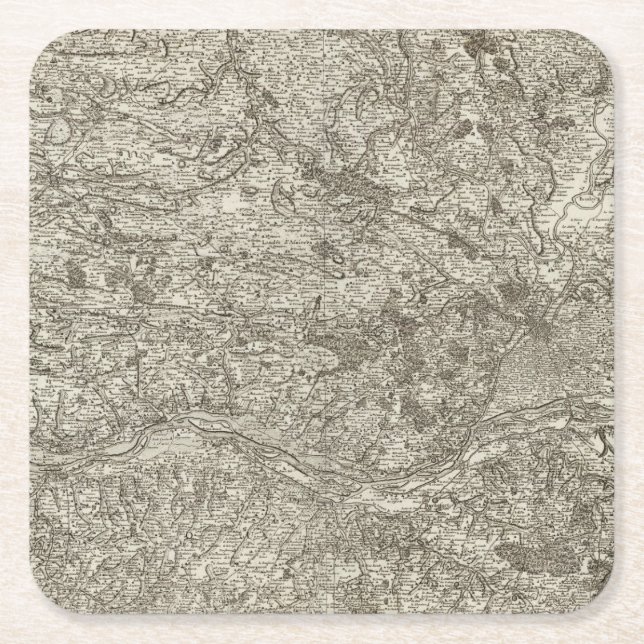 Dessous-de-verre Carré En Papier Irrite (Devant)