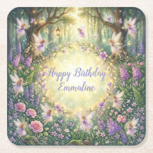 Jardin Floral Fée Anniversaire Violet
