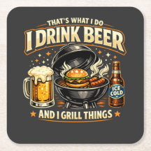 Je Bois de la Bière et Grillades Tapis de Souris