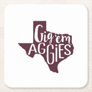 Dessous-de-verre Carré En Papier Jeu de football 'EmT-Shirt