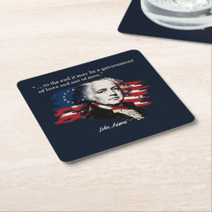 Dessous-de-verre Carré En Papier John Adams