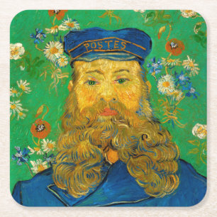 Dessous-de-verre Carré En Papier Joseph Roulin - Van Gogh - c1889