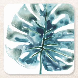 Dessous-de-verre Carré En Papier Joyau tropical Palm