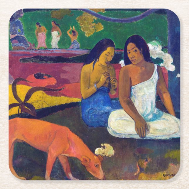 Dessous-de-verre Carré En Papier Joyosité, Gauguin (Devant)