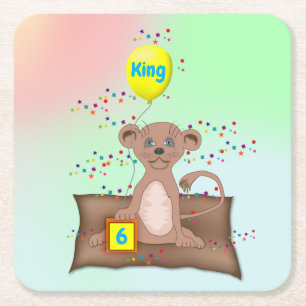 Dessous-de-verre Carré En Papier King Cub