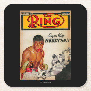 Dessous-de-verre Carré En Papier La couverture de magazine d'anneau 2