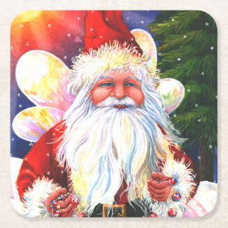 Dessous-de-verre Carré En Papier La Fée Santa