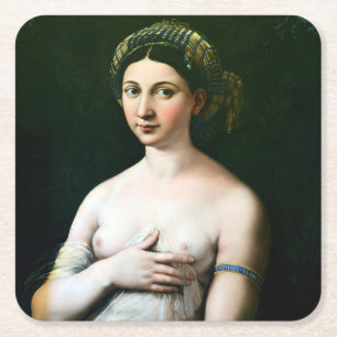 Dessous-de-verre Carré En Papier La Fornarina, Raphael