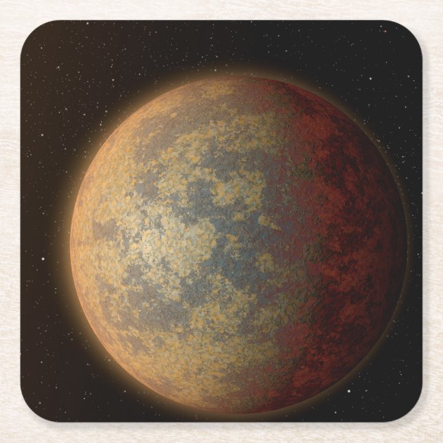 Dessous-de-verre Carré En Papier La Hot Rocky Exoplanet Hd 219134 B. (Devant)