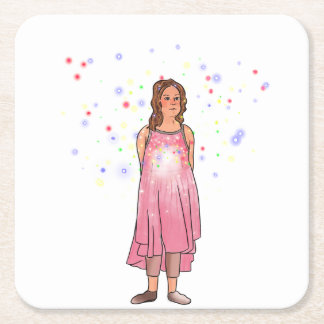 Dessous-de-verre Carré En Papier La prochaine étape Margie dessous de verre en voie