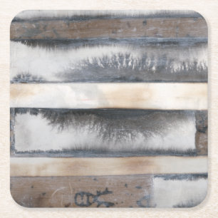 Dessous-de-verre Carré En Papier La terre et fumée I