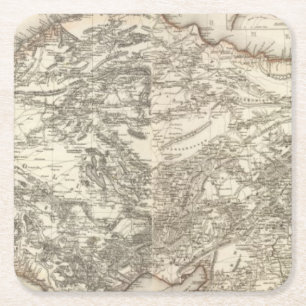 Dessous-de-verre Carré En Papier La Turquie 5 2